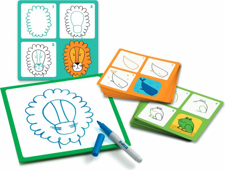 Produktbild Djeco Step by step Animals and Co (Deutsch, Französisch, Italienisch, Englisch)