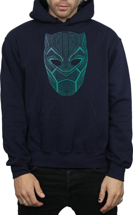 Produktbild Schwarzer Panther Stammesmaske Hoodie (L)