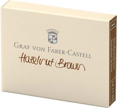 Image du produit Graf von Faber Castell Cartouche d'encre noisette 6pcs (Encrier)