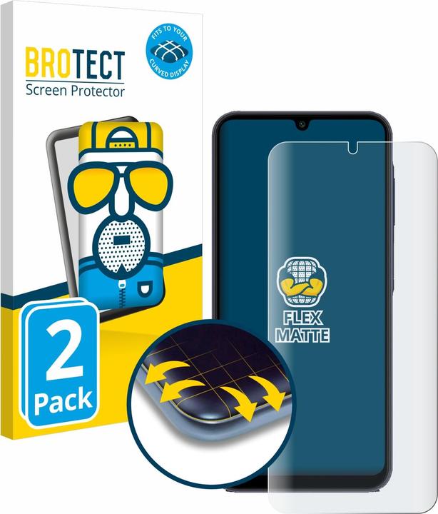 Actual product image BROTECT Full-Cover Protector Matte (2 Piece, Samsung Galaxy A25 5G)