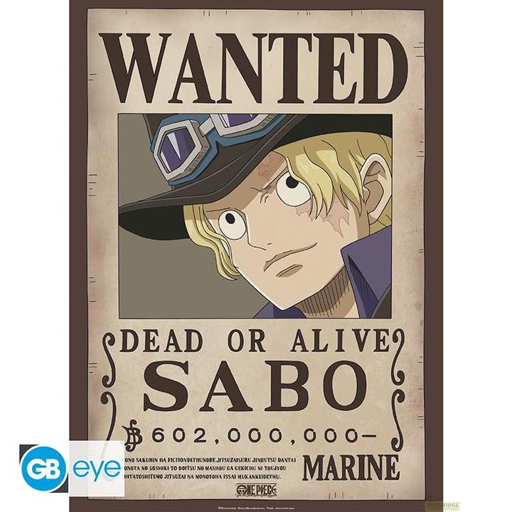 Actual product image ABYstyle One Piece - Wanted Sabo & Ace (52 x 38 cm)