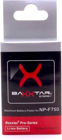 Immagine prodotto Baxxtar Batteria ricaricabile NP-F750 (Accumulatore di carica elettrica)