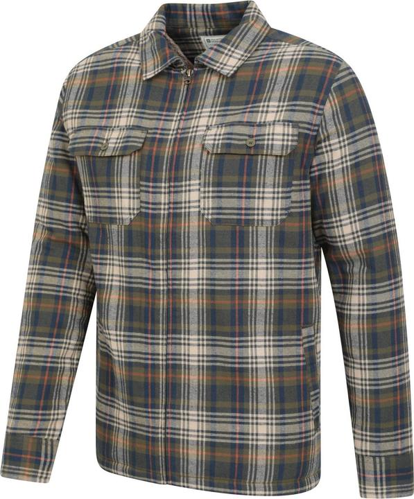Actual product image Mountain Warehouse Mens Stream II Flannel Lined Shirt (XL)