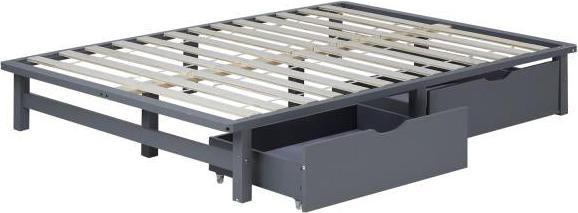Actual product image Homestyle4u Pallet bed with bed base and slatted frame (140 x 200)