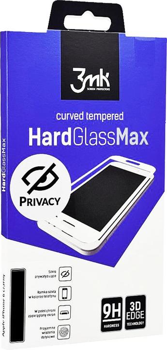 Immagine prodotto 3MK Glass Max Privacy iPhone 6/6S Plus biały/white, Vetro Privacy a schermo intero (1 Pezzo/i, Apple iPhone 6)