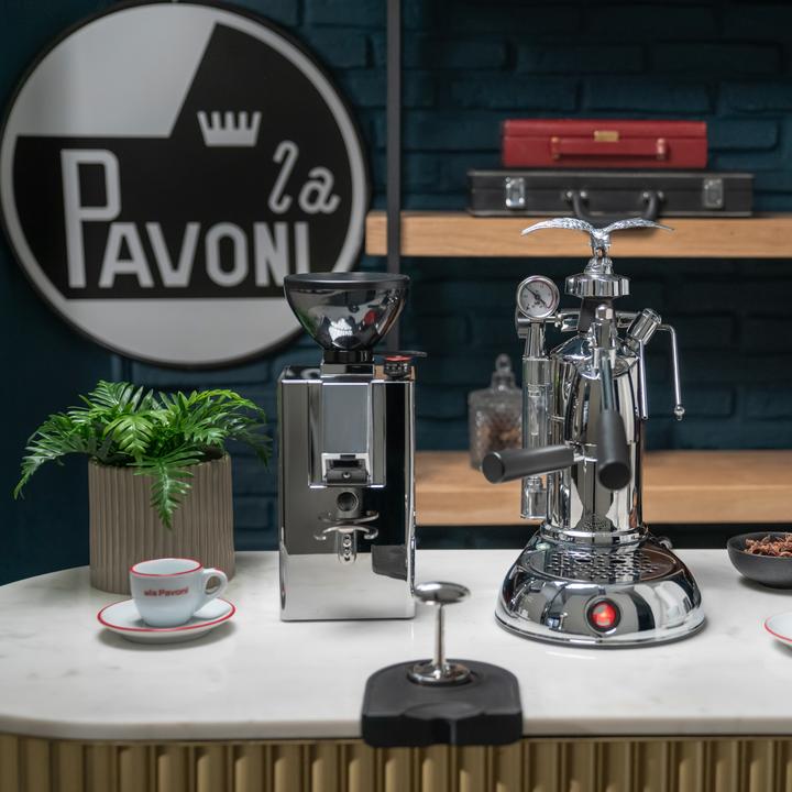 Produktbild La Pavoni LPLMLN01EU Kaffeemaschine mit Hebel, Stainless Steel