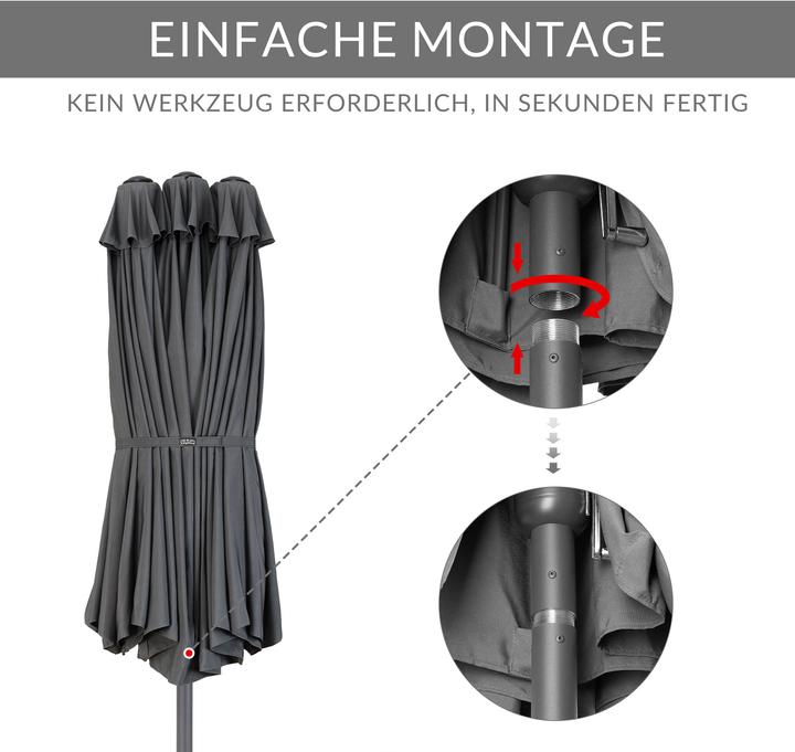 Immagine prodotto Kingsleeve Parasole XXL (2.70 m)