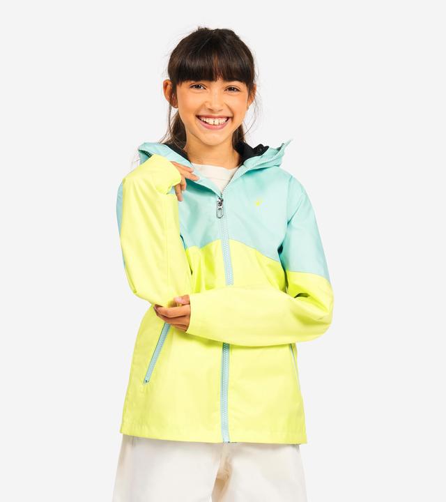 Image du produit Tribord Veste de voile imperméable Enfant - veste de pluie Sailing 100 bleu jaune citron (122)