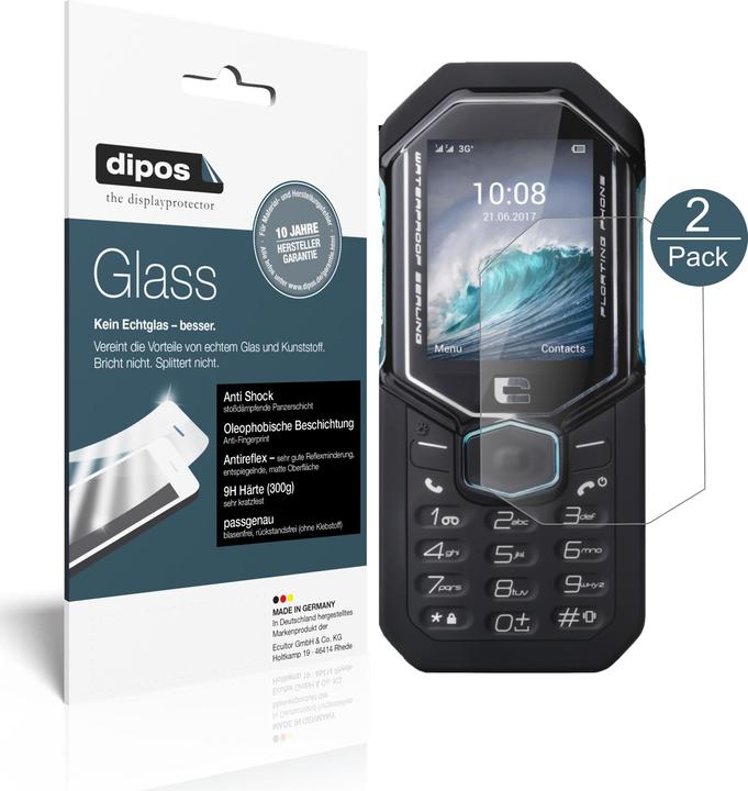 Produktbild Dipos Displayschutz Anti-Shock (2 Stück, Crosscall Shark-X3)