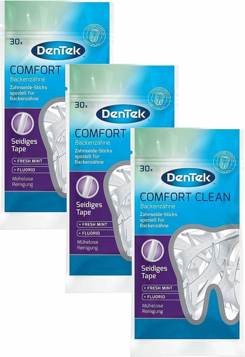 Actual product image DenTek Comfort Clean toothpicks with molar thread 30pcs