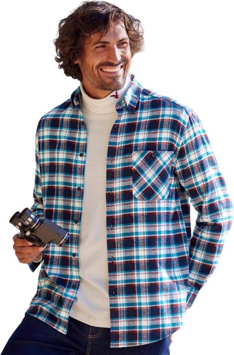 Image du produit Atlas For Men Chemise en flanelle à carreaux pour hommes (5XL)