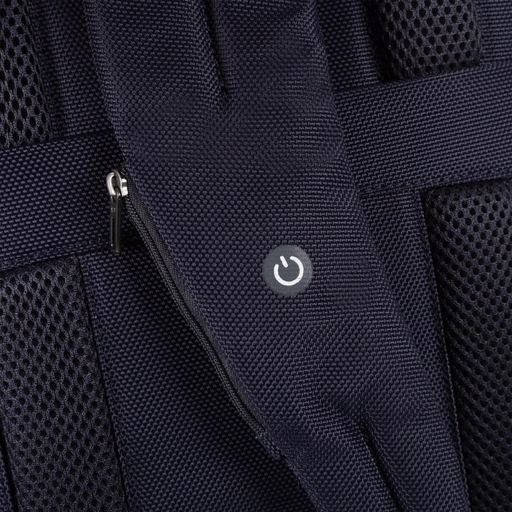 Actual product image Piquadro Recycled fabric laptop backpack with LED light (18 l)
