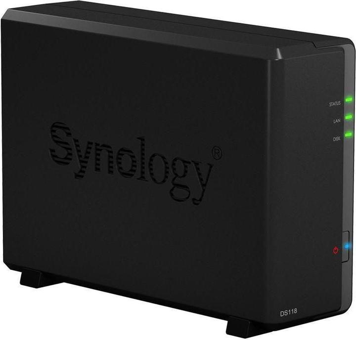 Actual product image Synology Ds118 (1 x 3 TB, WD Red Plus)