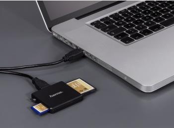 Actual product image Hama USB 3.0 Multi-Card Reader SD MicroSD CF (USB 3.0)