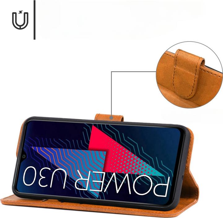 Image du produit Cover-Discount Étui en cuir pour Wiko Power U30 (Wiko Power U20)