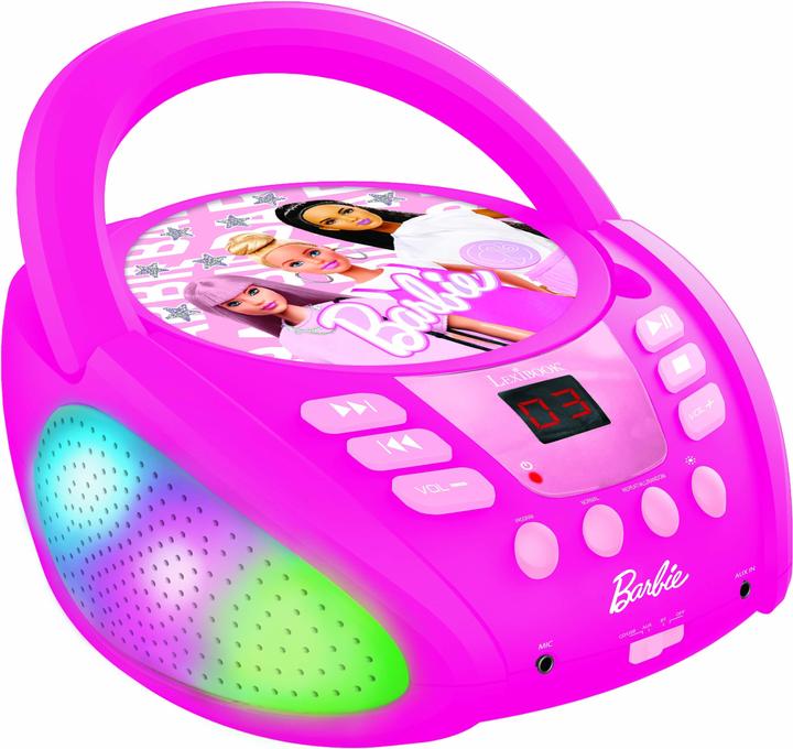 Produktbild Lexibook Barbie Bluetooth CD player with light effects (RCD109BB)