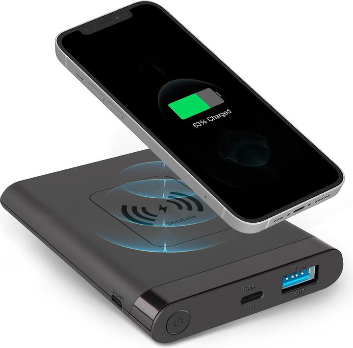 SBS 5 W drahtlose Powerbank (5000 mAh, 5 W, 18.50 Wh)
