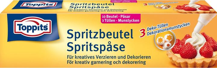 Toppits Spritspåsar 10st (Obs 12st DFP) (Spritzbeutel Set)