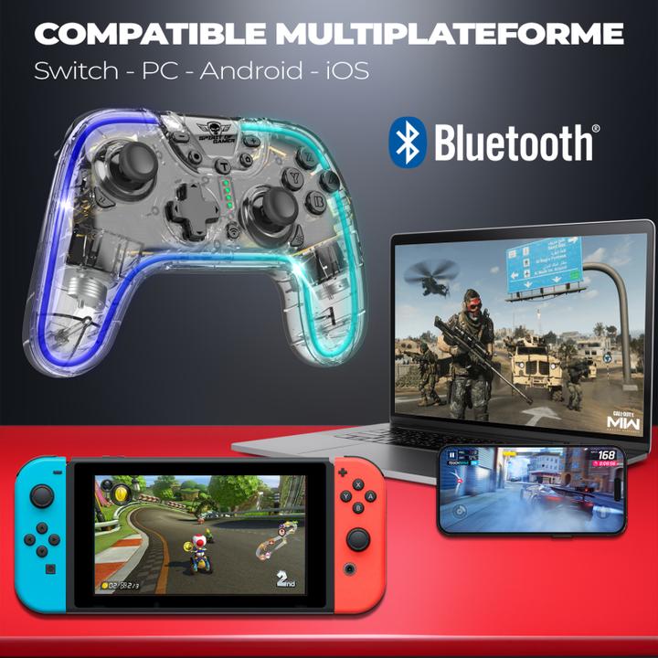 Image du produit Spirit Of Gamer Manette de jeu sans fil (PC, iOS, Android, Switch)