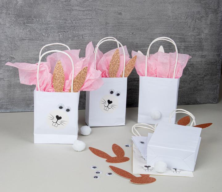 Image du produit Rayher Set de sacs cadeaux "Lapins de Pâques (Coffret cadeau, 6 x)