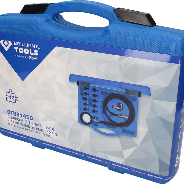 Produktbild Brilliant Tools Öldruck-Tester-Satz, 12-tlg