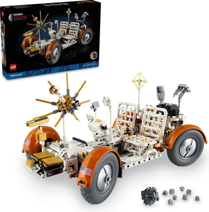 Immagine prodotto LEGO Veicolo roving lunare (LRV) Apollo della NASA (42182, LEGO Technic)