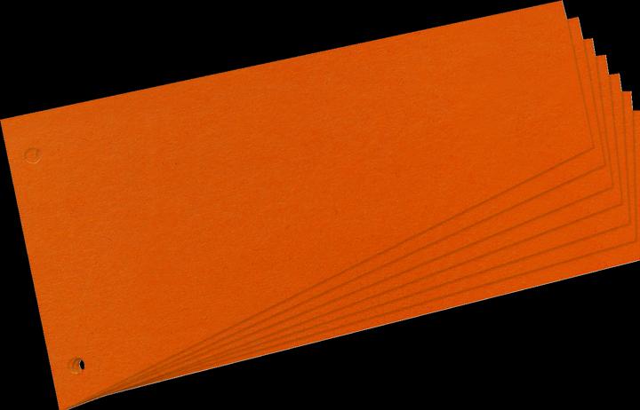 Actual product image Herlitz Dividers 12 x 23 cm, trapezoid, 100 pcs. - orange