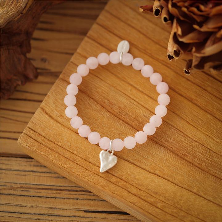 Produktbild Andreani Armband mit echtem Rosenquarz (8 cm, Steine)
