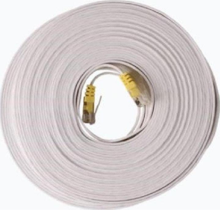 Image du produit Swisscom Câble patch RJ-45 - RJ-45, Cat 6A, UTP, 15 m, blanc (UTP, CAT6a, 15 m)