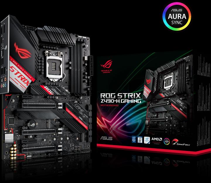 ASUS ROG Strix Z490-H Jeux (LGA 1200, Intel Z490, ATX)