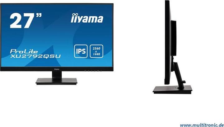 Actual product image iiyama ProLite XU2792QSU-B1 (2560 x 1440 pixels, 27")