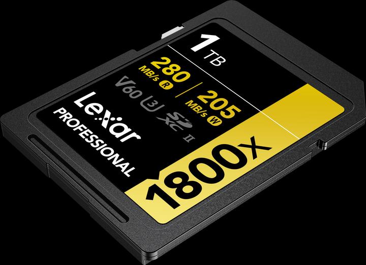 Actual product image Lexar Professional (1000 GB, SDXC, U3, UHS-II)