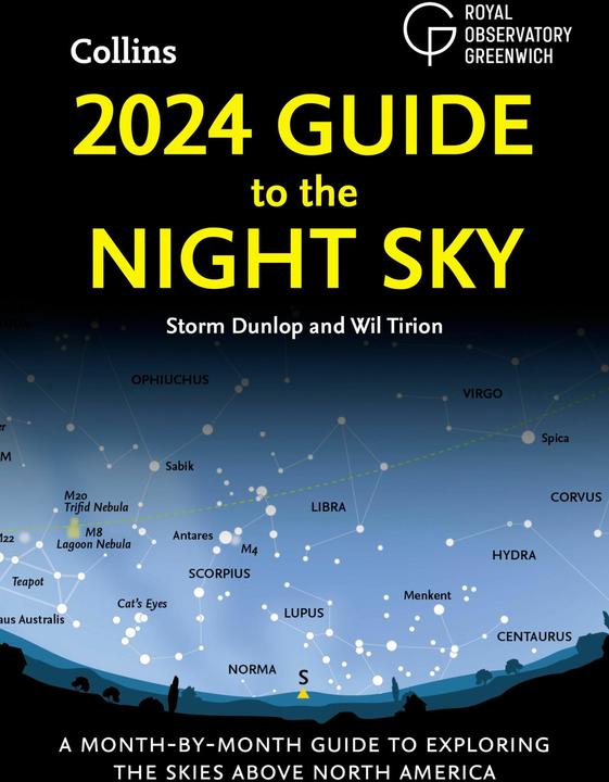 Produktbild 2024 Guide to the Night Sky (Englisch, Storm Dunlop, Royal Observatory Greenwich, Wil Tirion, Collins Astronomy, 2023)