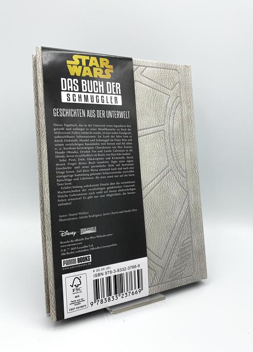 Actual product image Panini Star Wars: Das Buch der Schmuggler (German, Daniel Wallace, Andreas Kasprzak, 2019)
