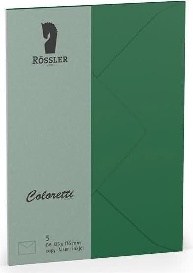 Produktbild Magni 220720571 - Coloretti Briefumschläge, 80 g/m², DIN B6, forest, 5 Stück (B6, 5 x)