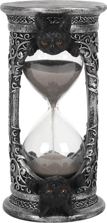 Produktbild Something Different Sanduhr Schwarze Katze