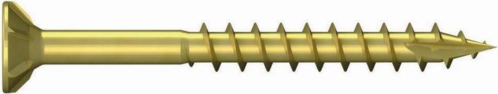 Actual product image Reisser R2 Chipboard screws, flat countersunk head, PZ, partial thread, 5.0 x 80, steel, galvanised, (200 Screws per piece)
