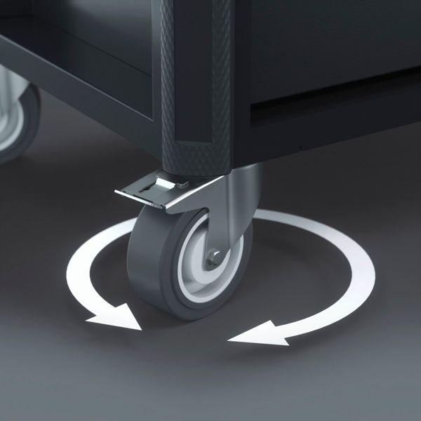 Actual product image Wera 9700 Tool Rebel Roller Cabinet 1 (78 x)