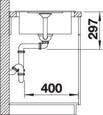Produktbild Blanco Metra 45 S Compact (Aufsatzspülbecken, 68 cm, 50 cm)