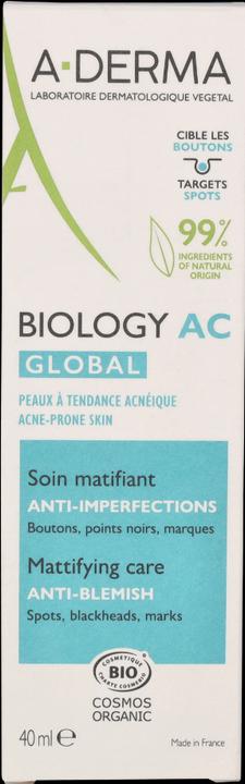 Image du produit A-Derma BIOLOGY AC Global Soin Imperfections crème (40 ml, Crème de jour)