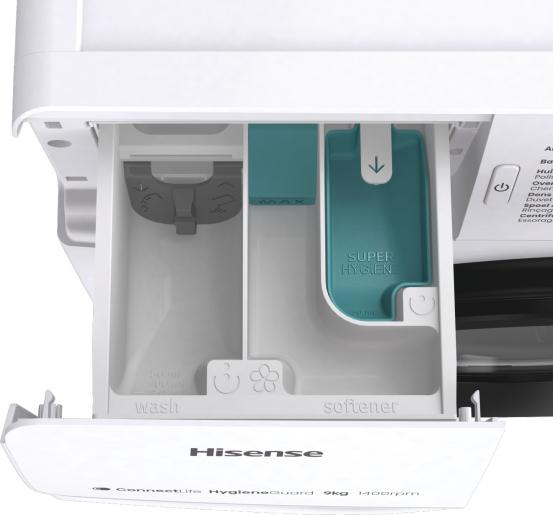 Image du produit Hisense WF3V943BW/BLX (9 kg, Gauche)
