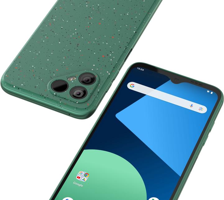 Actual product image Fairphone 4 (256 GB, Green Speckled, 6.30", SIM + eSIM, 48 Mpx, 5G)