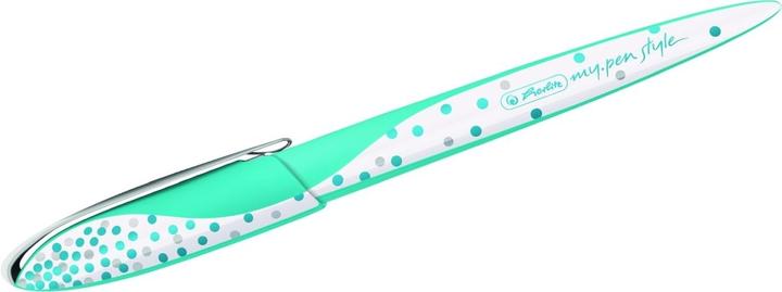 Produktbild Herlitz Füllfederhalter my.pen style Nicewriter Frozen Glam 1 Stück (Blau, Weiss, 1 x)
