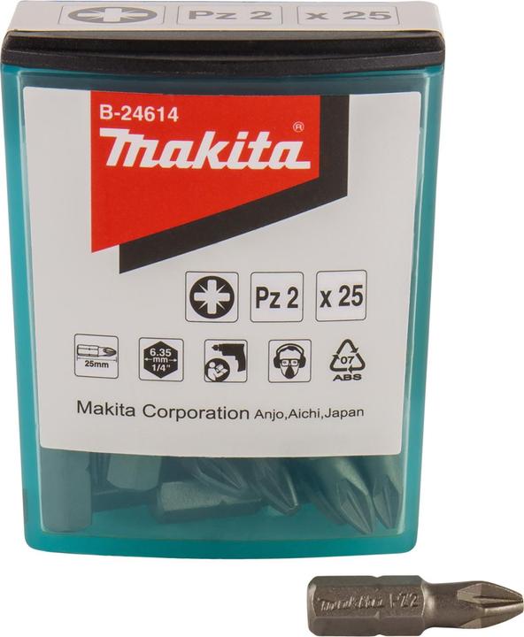 Produktbild Makita B-24614 Swivel nozzle PZ2x25mm (25) (PZ2)