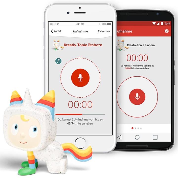 Actual product image Tonies Kreativ-Tonie - Hearing figure unicorn (German)