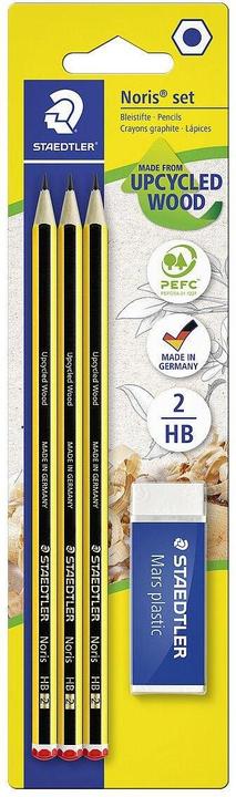 Immagine prodotto Staedtler Blister di matite Noris 120 con 3 matite HB e 1 gomma (HB, 3 x)