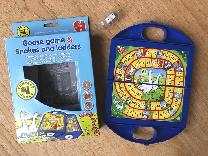 Immagine prodotto Jumbo Gioca con la tavola d'oca e con i serpenti e le scale (Tedesco, Inglese, Francese)