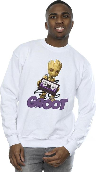 Actual product image Guardians of the Galaxy Mens Groot Casette Sweatshirt (L)