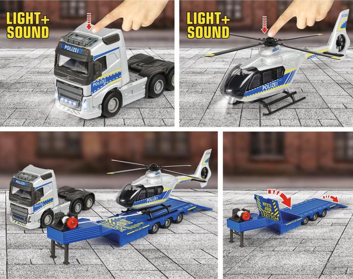 Produktbild Simba FH-16 Police Truck + Helicopter