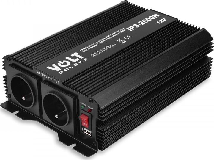 Actual product image Volt Polska UPS Volt Sine Pro 500 E (3SP050012E) (2000 VA, 500 W, Online double converter UPS)